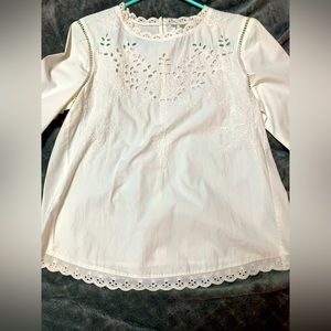 Women's LC Lauren Conrad
Embroidered Poplin Top